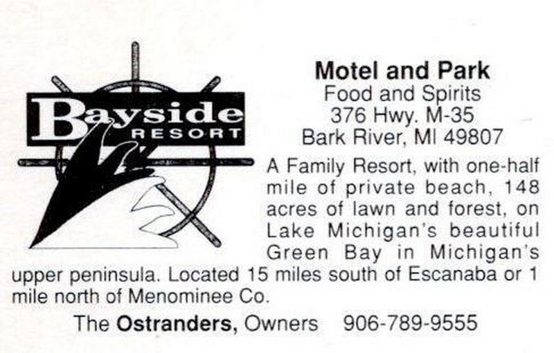 Halsteads Bayside Park Motel & Restaurant - Vintage Postcard